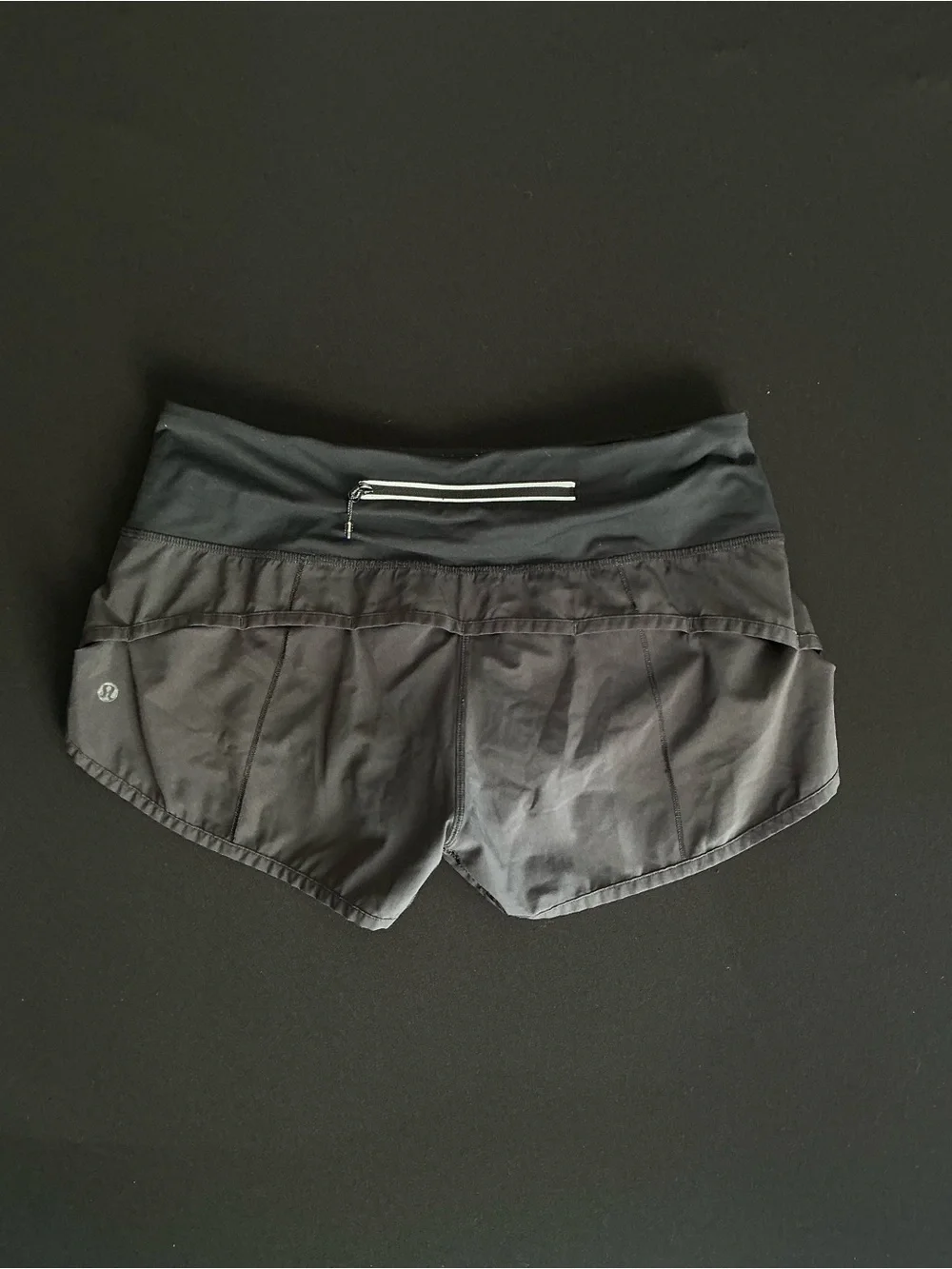 lululemon athletica Black Layered Running Shorts